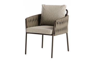 SUNS Fiavè rope dining tuinstoel - Bronze, Tuin en Terras, Tuinstoelen, Verzenden, Nieuw, Overige materialen