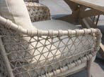 Donato Sardinia low dining set 7 delig 160 cm rond keramiek, Tuin en Terras, Tuinsets en Loungesets, Ophalen of Verzenden, Nieuw