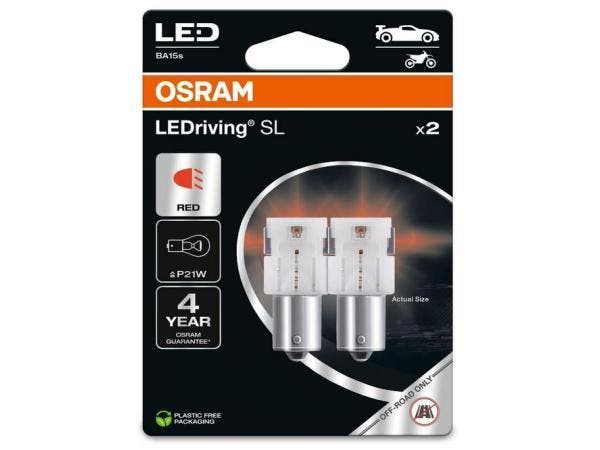 Veiling - OSRAM LEDriving SL, P21W, Rood, Auto-onderdelen, Overige Auto-onderdelen
