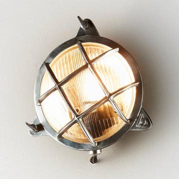 Clipper Muurlamp Zilver Buitenverlichting, Verzenden, Nieuw