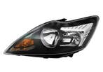 Ford Focus 2008-2011 Zwart/Chrome Koplamp Links (Koplampen), Verzenden, Nieuw, Ford