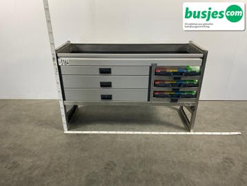 Aluca bedrijfswageninrichting 1500x529x950mm (3164), Ophalen of Verzenden