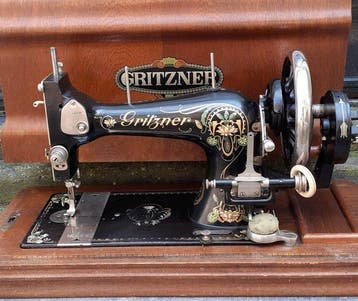 Gritzner R - Naaimachine - Staal, Hout