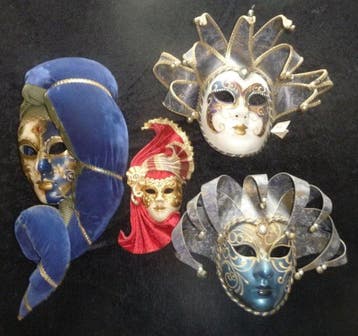 Carnavalsmasker (4) - Maschera del Galeone et atelier Marega