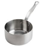 2dekans | Mauviel 1830 Sauspan Ø 16 cm RVS 1,49 L – Zilver, Ophalen of Verzenden, Zo goed als nieuw