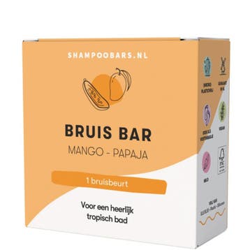 ShampooBars Bruis Bar Mango - Papaya - 60g, Ophalen of Verzenden, Nieuw