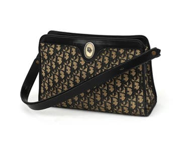 Een vintage Christian Dior handtas, Gebruikt