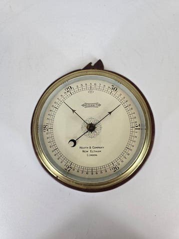 Heath & Company, London Aneroid barometer - Messing -