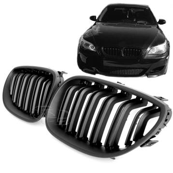 Grille Mat zwart geschikt voor Den BMW 5 Serie E60 E61 |, Auto diversen, Tuning en Styling