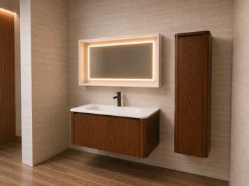 inova 80cm ceviz, Huis en Inrichting, Badkamer | Badkamermeubels, Ophalen, Nieuw