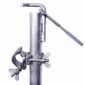2x Gevelverankering/ Muurverankering staal met koppeling, Doe-het-zelf en Verbouw, Verzenden, Nieuw