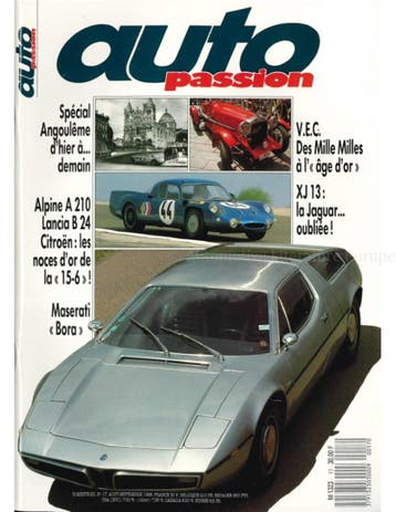 1988 AUTO PASSION TIJDSCHRIFT 17 FRANS, Nieuw, Author