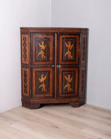 Hoekkast - Hout, Antiek en Kunst