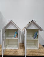 Decoratief kastje (huisje), hout/wit, 60 x 60 x 85 cm, Ophalen, Nieuw