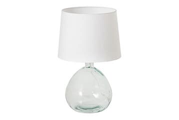 Tafellamp CLASSIC 40 cm met witte lampenkap van gerecycled, Ophalen of Verzenden, Nieuw