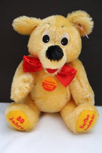Steiff Teddybeer Goldbären voor Haribo snoep, 2002. -