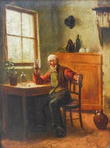 Jacques (Jaak) Doré (1861–1929) - Old Man by the Window
