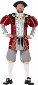 Koning Henry VIII kostuum deluxe, Ophalen of Verzenden, Nieuw