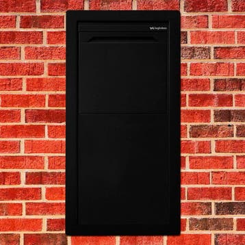 Logixbox Frontbox Uni Inbouw pakketbrievenbus achteruitname, Tuin en Terras, Brievenbussen, Verzenden, Nieuw