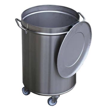 RVS afvalemmer | 50 liter, Verzenden, Nieuw in verpakking