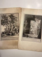 Jean-Baptiste Oudry (1686-1755) - Lotto di 2 incisioni