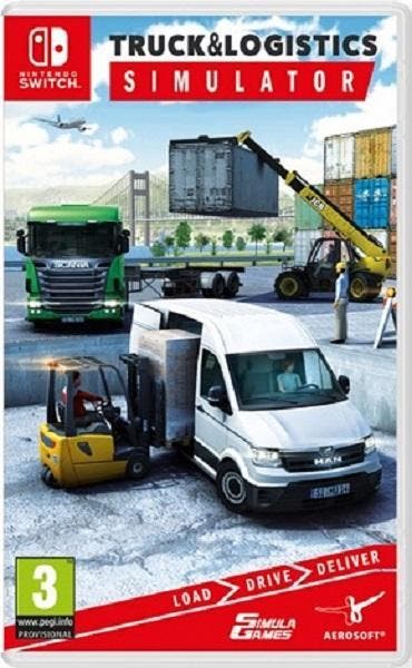 Truck & Logistics Simulator Switch Morgen in huis!, Spelcomputers en Games, Games | Nintendo Switch, 1 speler, Zo goed als nieuw
