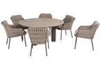 Arizona Montera dining tuinset 7 delig 160 cm rond keramiek, Ophalen of Verzenden, Nieuw