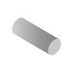 Rondstaal glad 45 mm onbehandeld b-keus, Ophalen, Nieuw