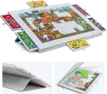 Puzzelbord 2000 Stukjes | Kantelbaar | Retourdeal 34% Kor..., Ophalen of Verzenden, 500 t/m 1500 stukjes, Zo goed als nieuw, Overige typen