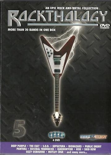 dvd muziek box - Various - Rockthology 5, Cd's en Dvd's, Verzenden, Zo goed als nieuw