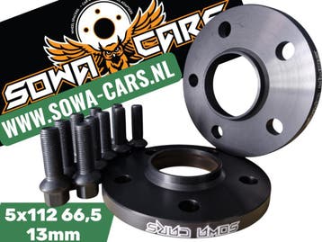 Spoorverbreders Spacers AUDI A4 A5 A6 A7 Q SERIE 5x112 66,5, Verzenden