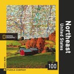 Northeast United States - 100 Stukjes New York Puzzle, Verzenden, Nieuw