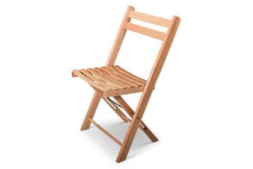 Bistro - Premium houten klapstoel | Vintage, Ophalen of Verzenden, Nieuw, Kunststof