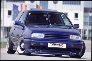 Rieger frontspoiler | Vento | stuk ongespoten abs | Rieger T, Verzenden, Nieuw, Volkswagen