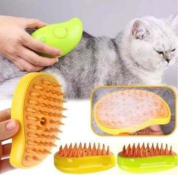 3-in-1 Stoomborstel voor Katten en Honden – Vachtverzorging, Dieren en Toebehoren, Verzenden, Nieuw