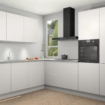 Zijdegrijze keuken Bagdad 129980, Verzenden, Nieuw