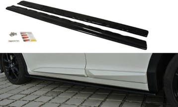 Zijskirts Diffusers Honda Civic Mk9 Facelift Glanzend Zwart, Ophalen of Verzenden, Nieuw