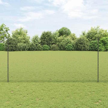 vidaXL zeshoekig gaasgek met palen 10 x 1,5 m PVC-Coated, Verzenden, Nieuw, IJzer