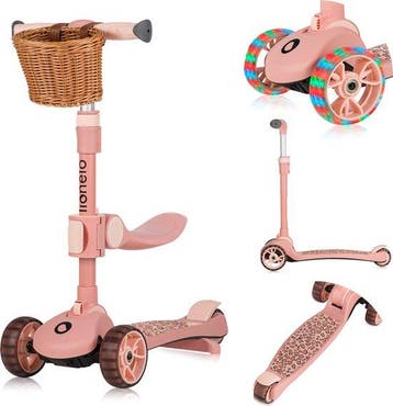 Lionelo Franky Kinderstep 2in1 - LED - 3 wielen - tot 50kg, Verzenden, Nieuw