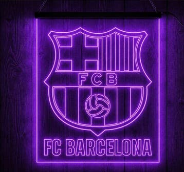 Led bord FC Barcelona, Ophalen of Verzenden, Nieuw, Reclamebord