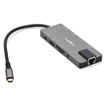 USB C docking station | Nedis, Verzenden, Nieuw