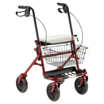 Rollator Basic - Rood, Ophalen of Verzenden, Nieuw