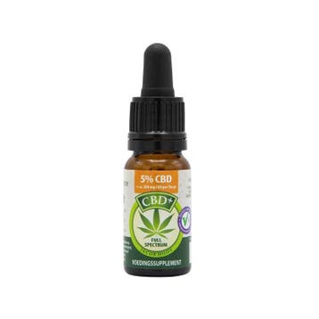 CBD plus olie 5% 10 ml, Verzenden, Nieuw