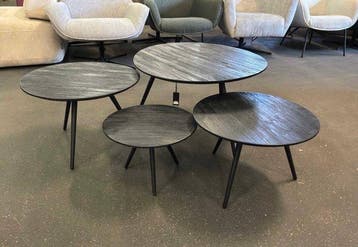 ptmd - Salontafel (4) - Vier Cirkels - Teak