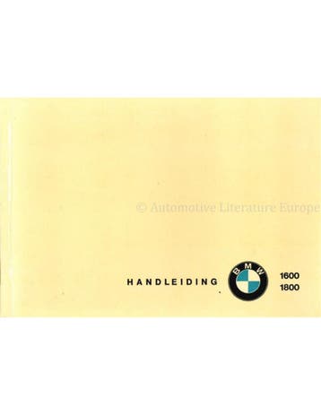 1965 BMW 1600 / 1800 INSTRUCTIEBOEKJE NEDERLANDS, Auto diversen