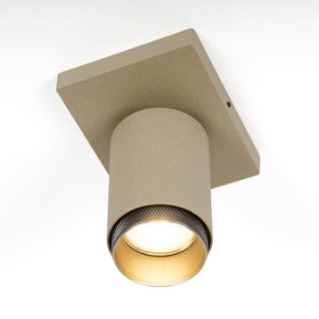 Scott 1 Opbouwspot Champagne Binnenverlichting Spots opbouw, Verzenden, Nieuw, Plafondspot of Wandspot