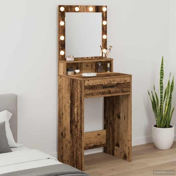 vidaXL Plafondtafel Oudhout 50 x 41 x 135 cm Bewerkt hout, Verzenden, Nieuw