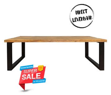 ***SALE*** Mango eettafel 200cm OP=OP, Verzenden, Nieuw