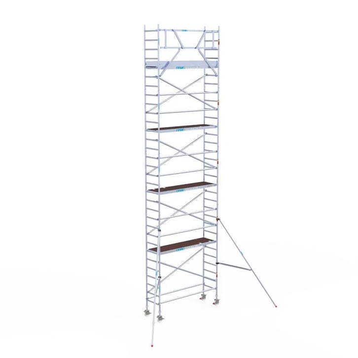 Rolsteiger Original 75x250 10,2m werkhoogte tegen de gevel, Doe-het-zelf en Verbouw, Steigers, Rolsteiger of Kamersteiger, Nieuw
