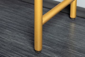 Massief Highboard LION 140cm Zwart Goud Mango Hout 3D, Ophalen of Verzenden, Nieuw